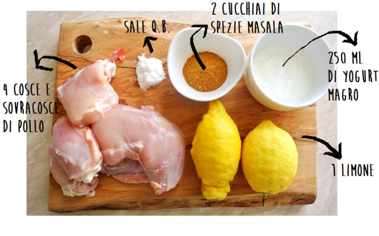 Ingredienti pollo tandori | Foodtrip and More